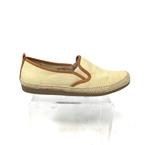 GH Bass & Co Women's Shoes Sz Us 6M Brown Fabric - Picture 3 of 8